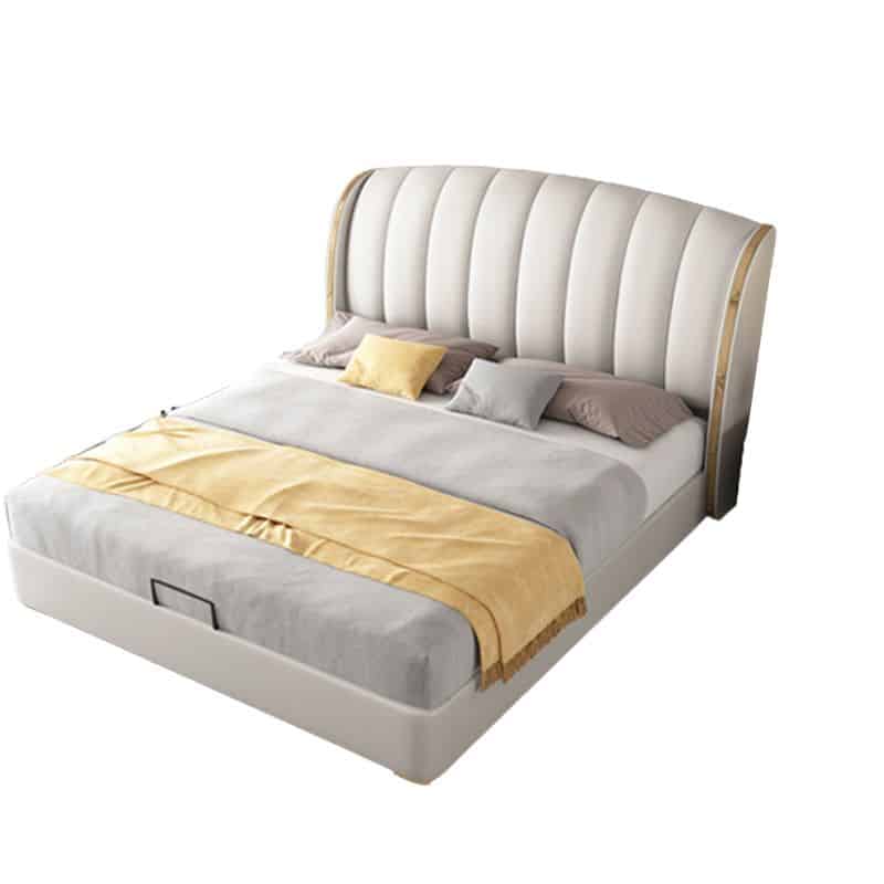 Glamour Bed Base with Headboard - Cotton House