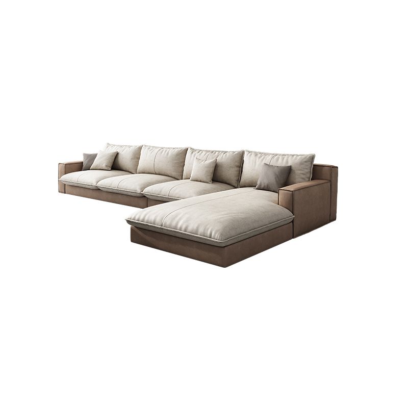 pillow back sectional couch