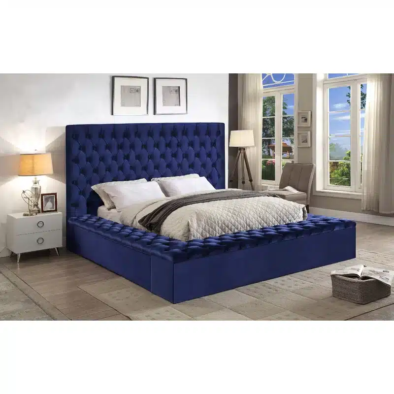 Sansa Storage Bed Frame With Headboard - Cotton House