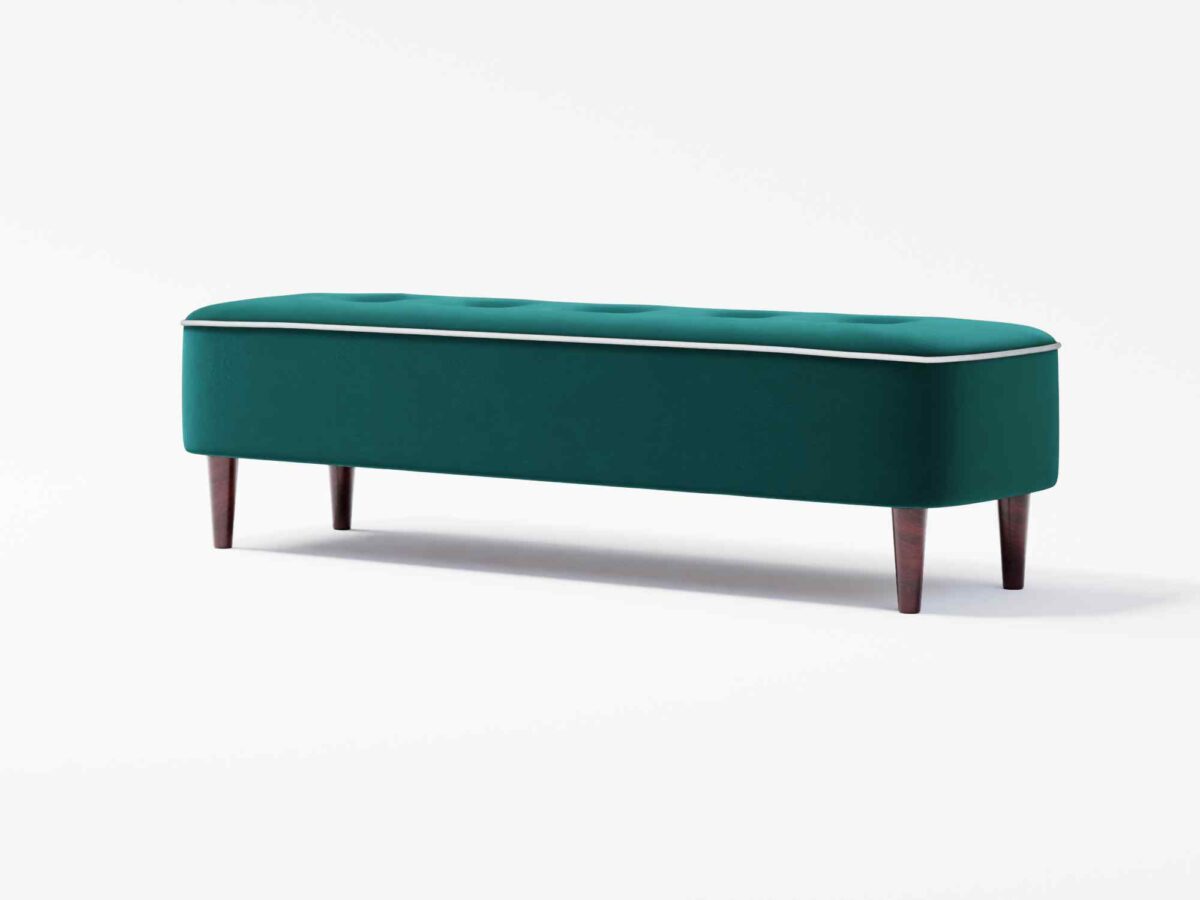 Christel Velvet Ottoman