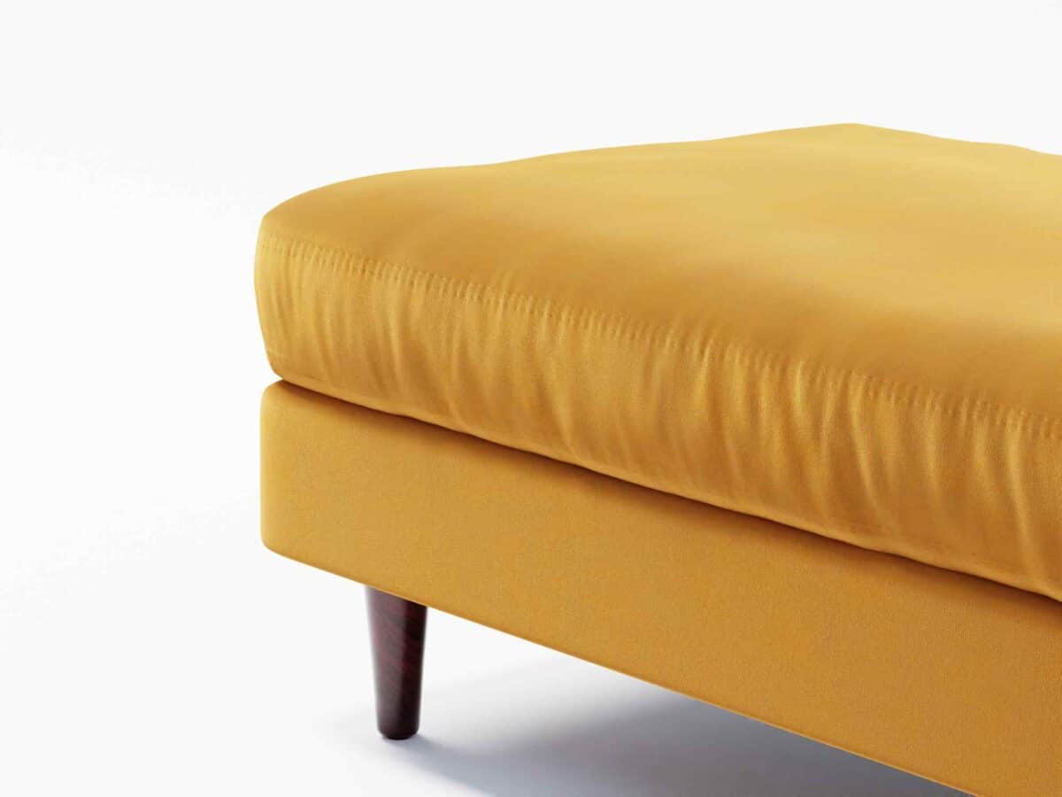 Topin Large Ottoman (Gold Velve) - Image 3