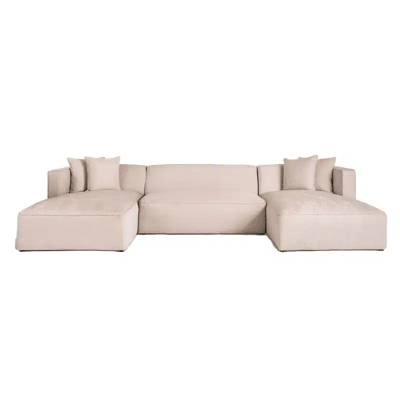 cotton house horizon u-shape couch