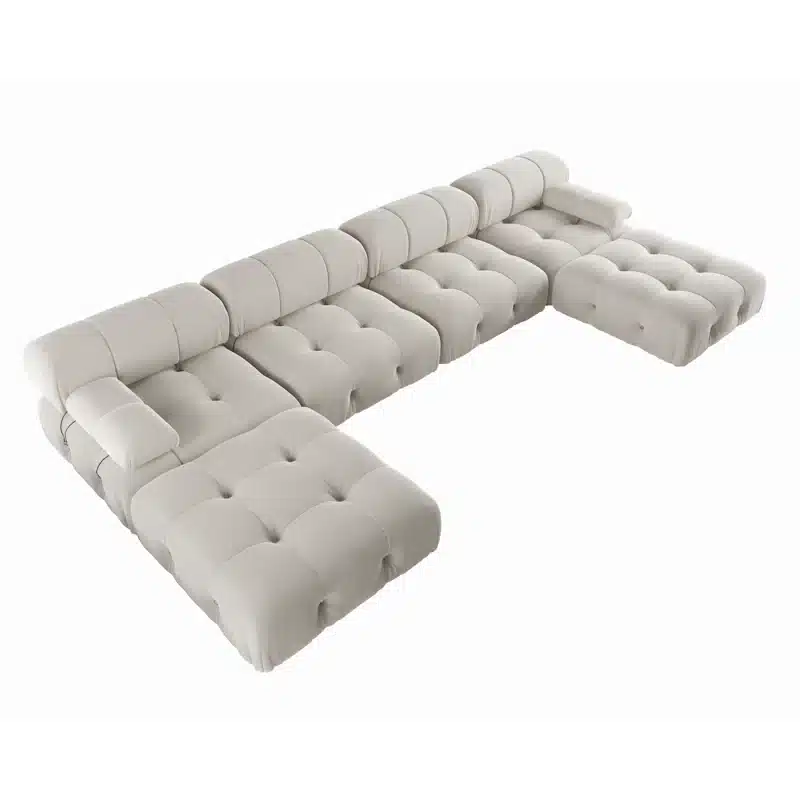 Cedar U Shape Sofa & Chaise with Ottoman